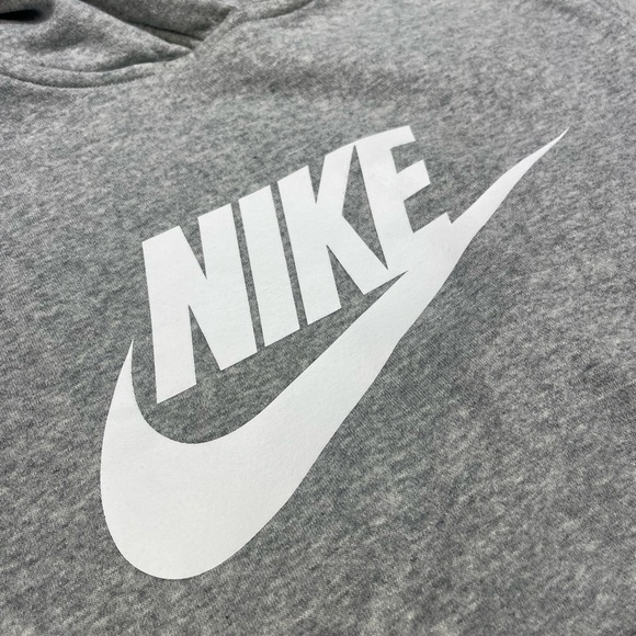 Nike Kids Gray Pullover Hoodie Youth Large 10/12 - Picture 7 of 8